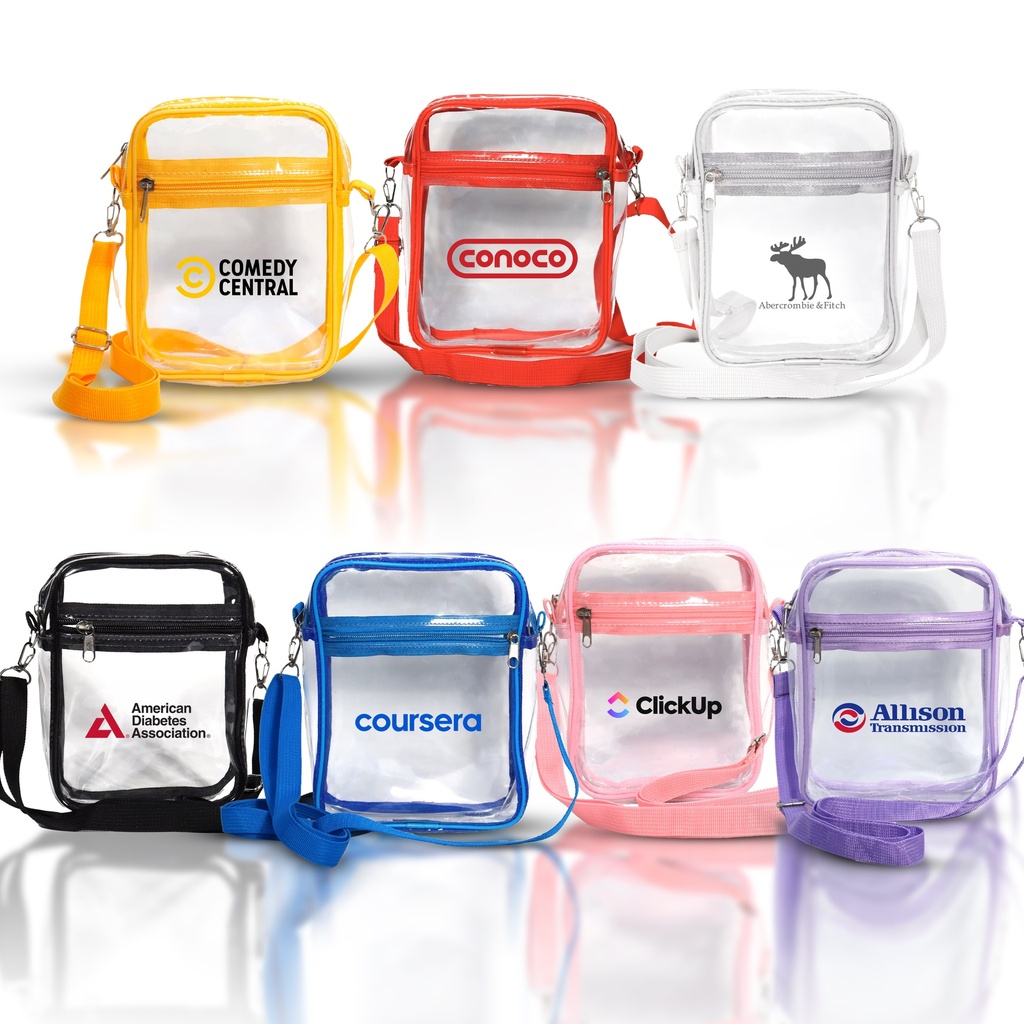 Clear PVC Bag 8.85" x 6.88" x 2.75". QR8642