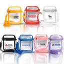 Clear PVC Bag 8.85" x 6.88" x 2.75". QR8642