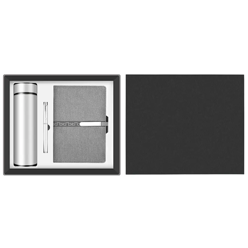 ExecuSet: The Ultimate Corporate Gift Collection- Executive Gift Set 18 Oz Tumbler, A5 Leatherette Padfolio and Pen. ST3969