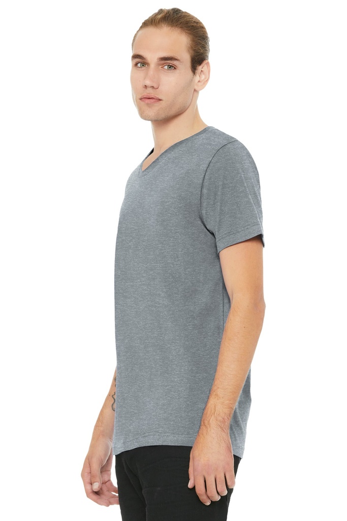 BELLA+CANVAS Unisex Heather CVC V-Neck Tee BC3005CVC