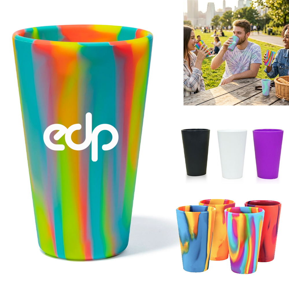 Custom Silicone Tie-Dye Water Cup. WC3944