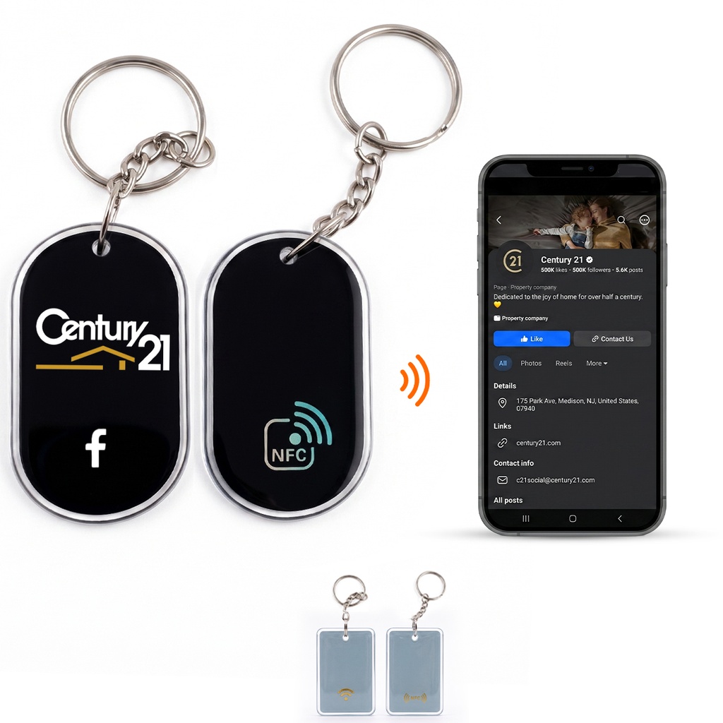 Magic'Tap NFC Epoxy Key Tag. SP3956