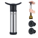 Stainless Steel Pump & Bottle Stopper Set. WS3605