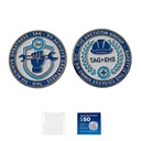 Alloy Die Casting Coin with Printed Back Card - 2". CC4001