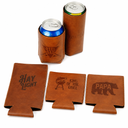Premium Leatherette Can Cooler. CC3251