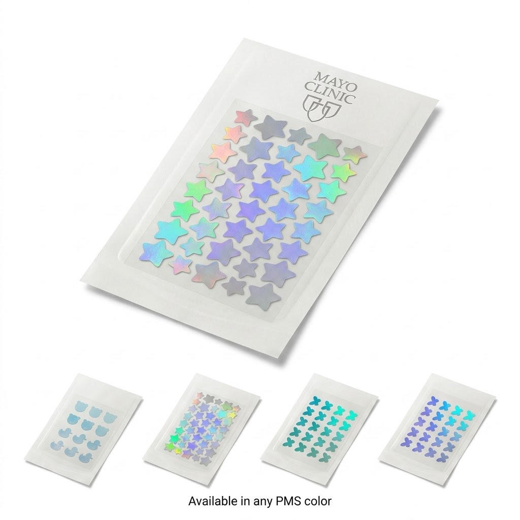 Holographic Pimple Patch Sheet. PS3002