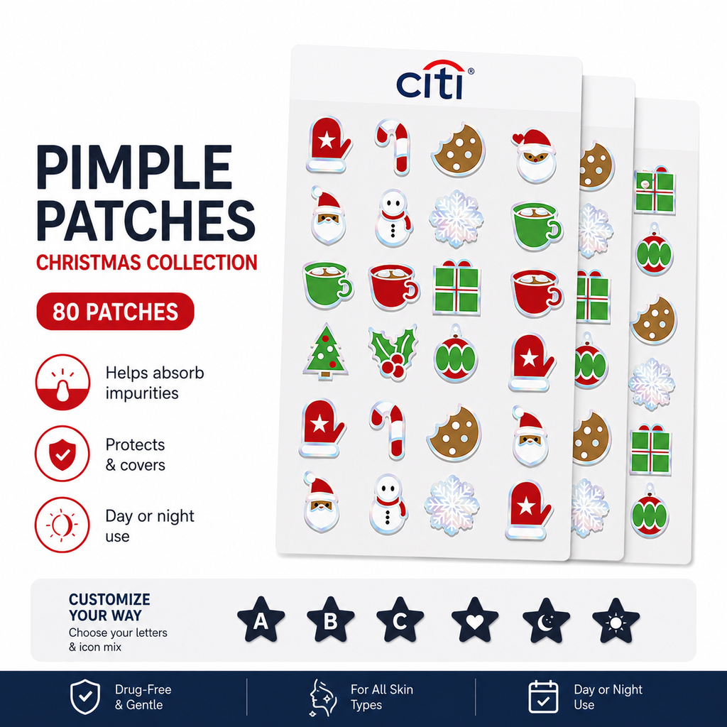 Christmas Pimple Patch Sheet. CD3003