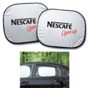 Car Back Seats Windows Sun Shades W/ Suction Cups - Set Of 2