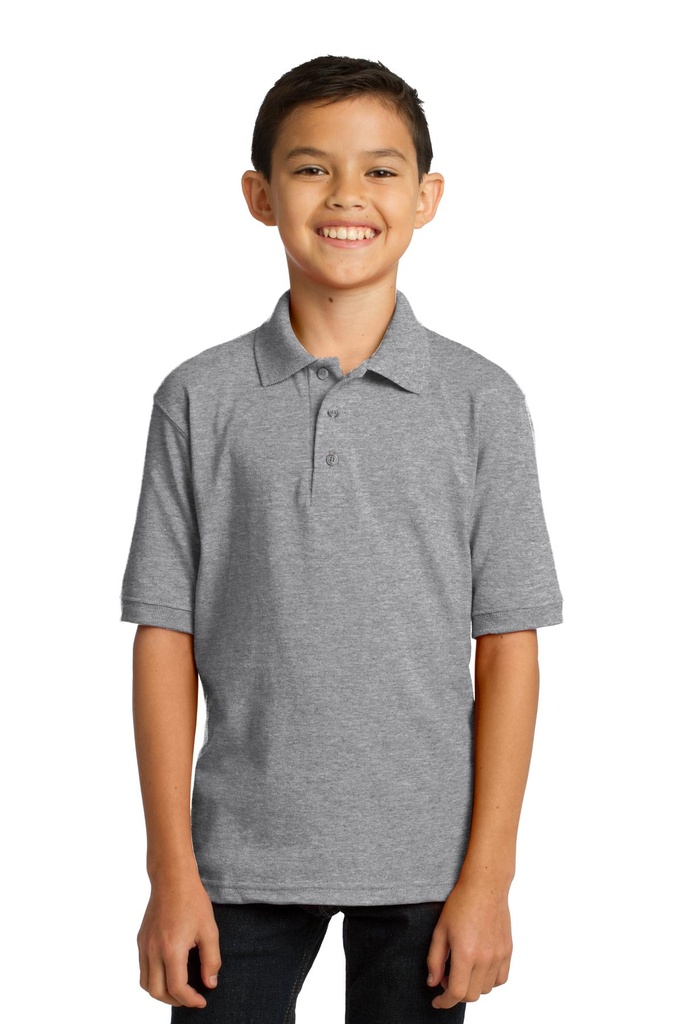 Embroidery Port & Company® Youth Core Blend Jersey Knit Polo. 