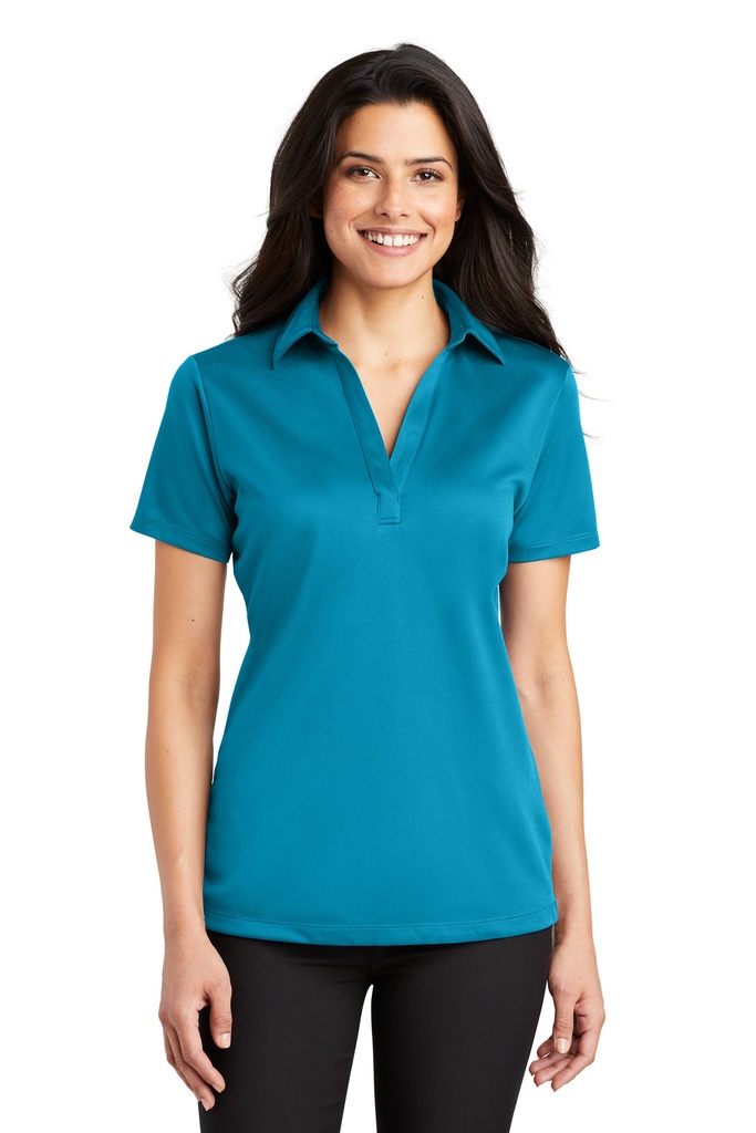 Embroidery Port Authority® Ladies Silk Touch™ Performance Polo. 