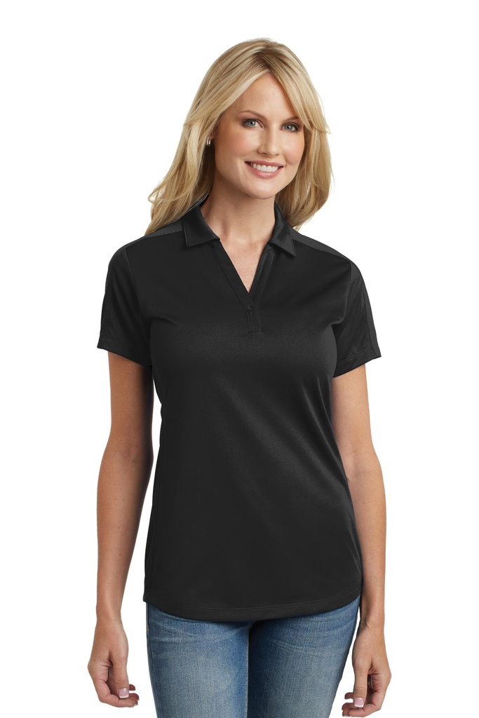 Embroidery Port Authority® Ladies Diamond Jacquard Polo. 