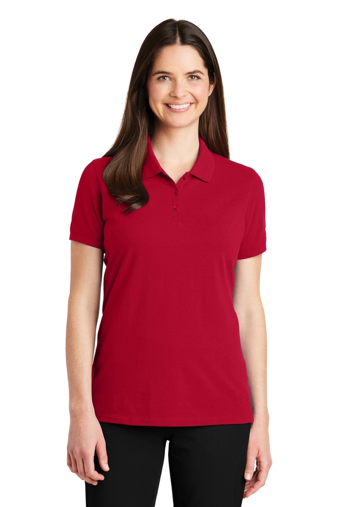Embroidery Port Authority® Ladies EZCotton® Polo. 