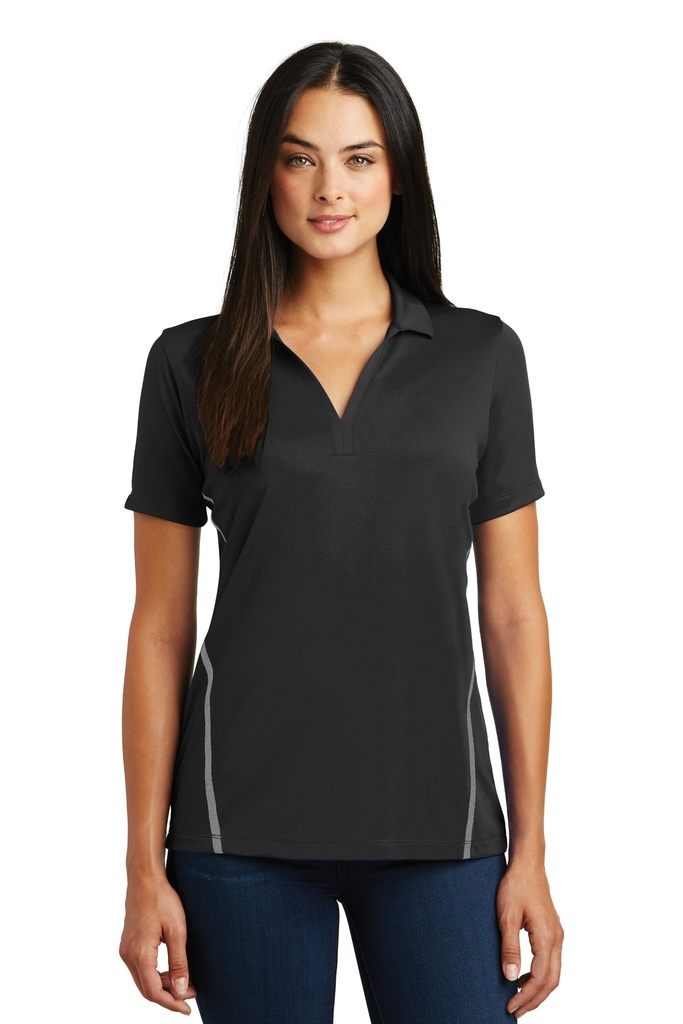 Embroidery Sport-Tek® Ladies Contrast PosiCharge® Tough Polo®. 
