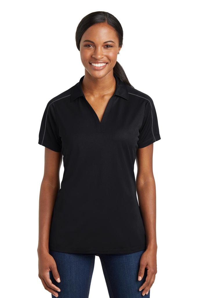 Embroidery Sport-Tek® Ladies Micropique Sport-Wick® Piped Polo. 