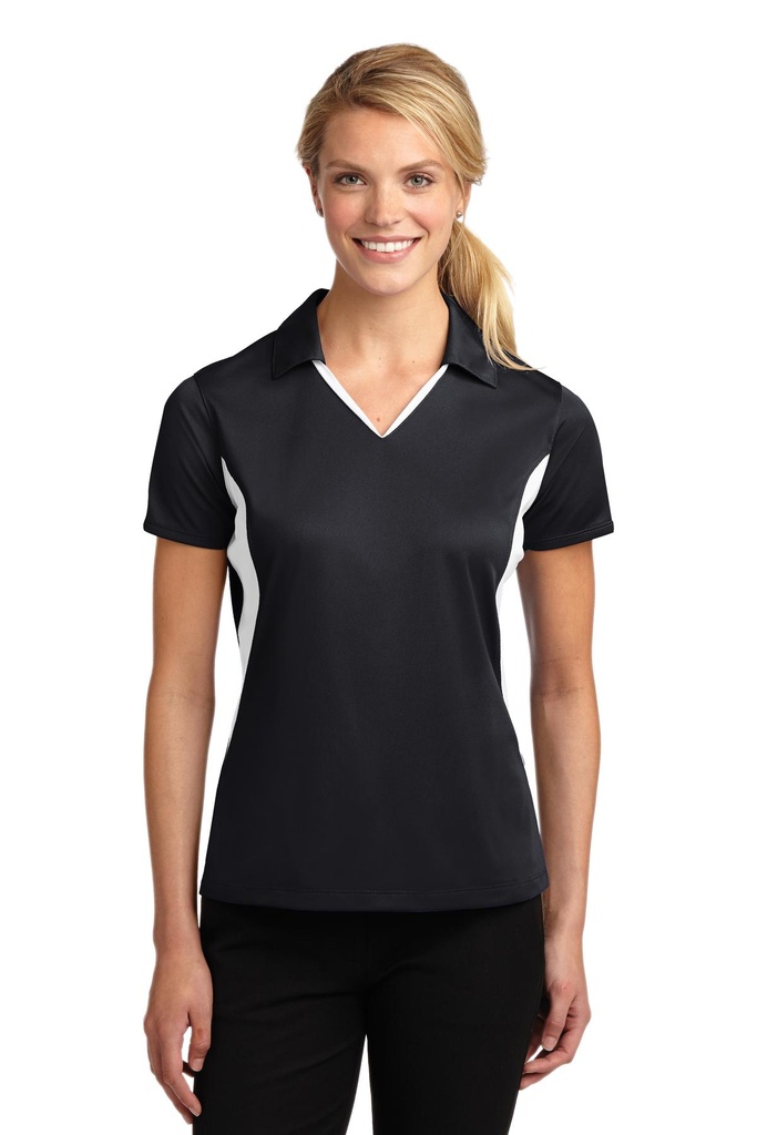 Embroidery Sport-Tek® Ladies Side Blocked Micropique Sport-Wick® Polo. 