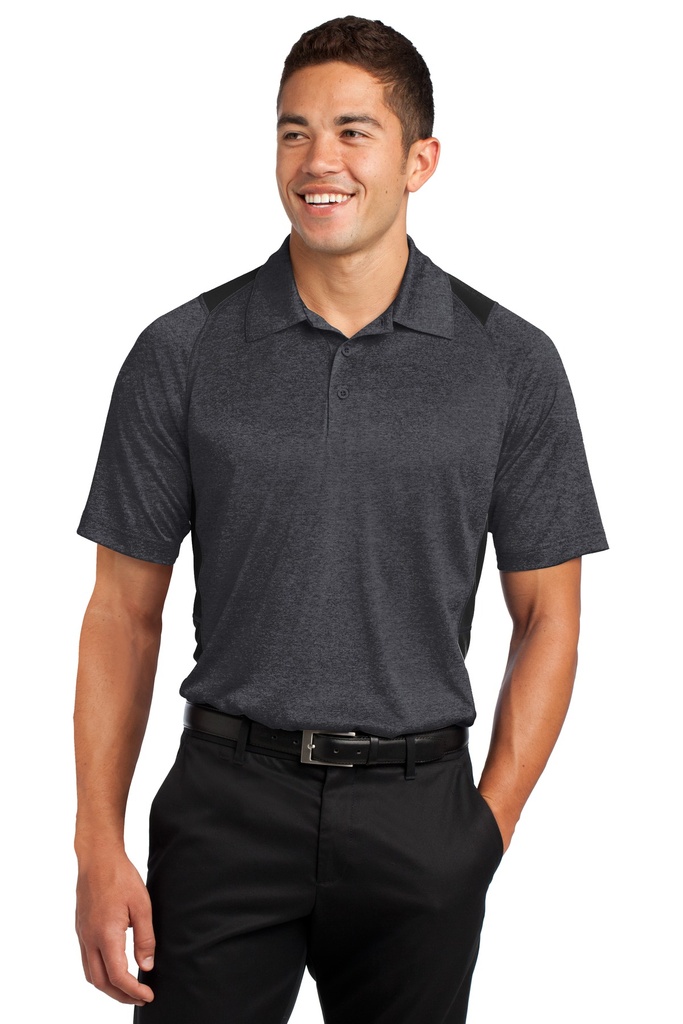 Embroidery Sport-Tek® Heather Colorblock Contender™ Polo. 