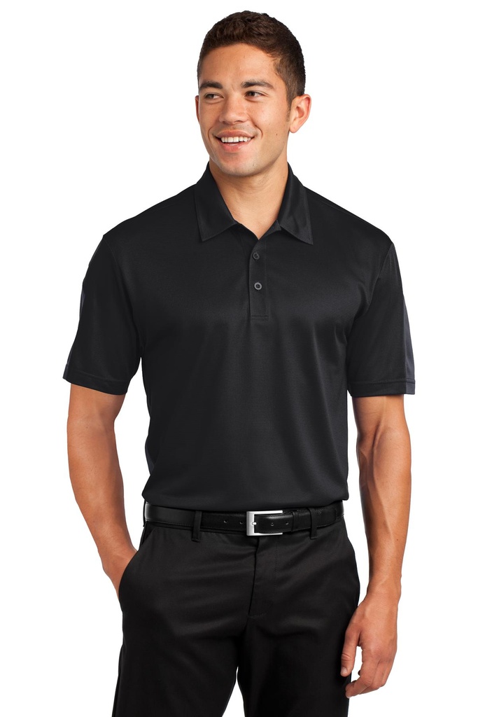 Embroidery Sport-Tek® PosiCharge® Active Textured Colorblock Polo. 