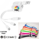 3-In-1 Magic USB Retractable Mobile Charging Cable