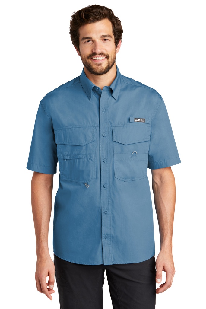 Embroidery Eddie Bauer® - Short Sleeve Fishing Shirt.