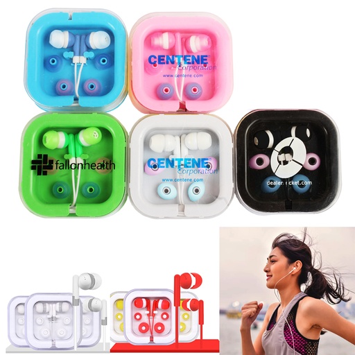 [UB1335] Ear Buds In Case With Matching Covers - Giveaway