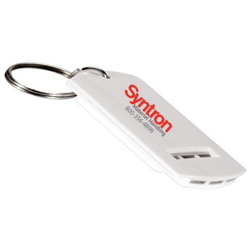 [WK3177] Three Tone Whistle W/ Keychain