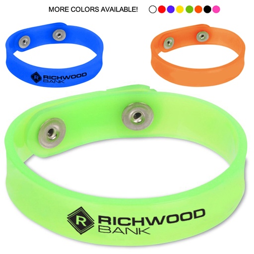[VW8992] Silicone Adjustable Button Bracelet