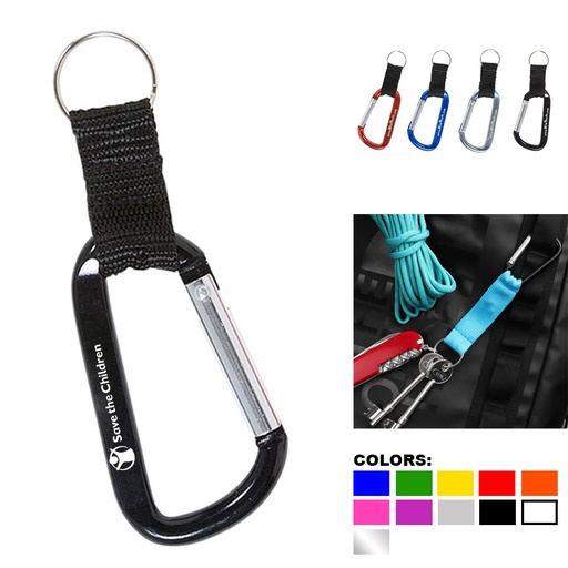 [UB1620] Carabiner W/ Woven Strap