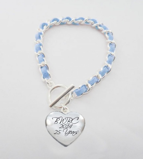 [CH7361] Enamel Heart Charm Bracelet
