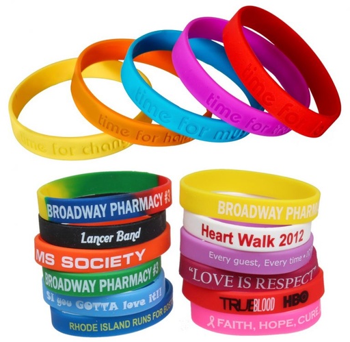 [SB2331] Sprinters Custom Silicone Bracelet - Colorful