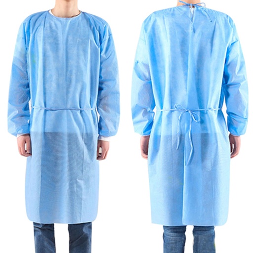 [CV4565] USA STOCK Disposable PE Laminated Polypropylene Gown