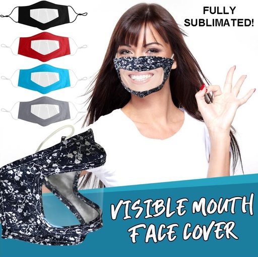 [CV8580] Sprinters Customized Reusable Mask W/ Transparent Window