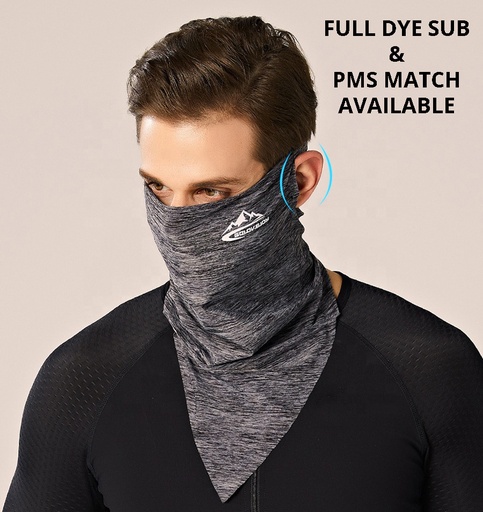 [CV7282] Full Color Neck Gaiter Face Mask - w/ Ear Loops