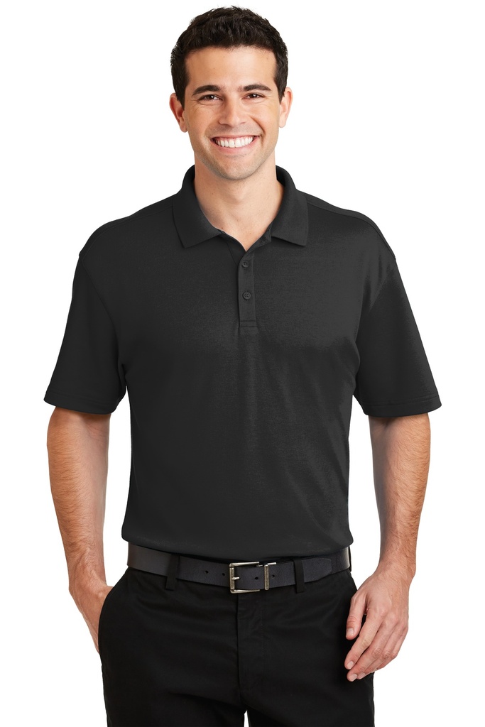 Embroidery Port Authority® Silk Touch™ Interlock Performance Polo.  Archived