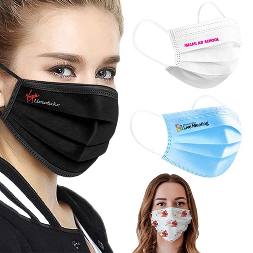 [CV4966] Custom Printed 3 Ply Face Mask