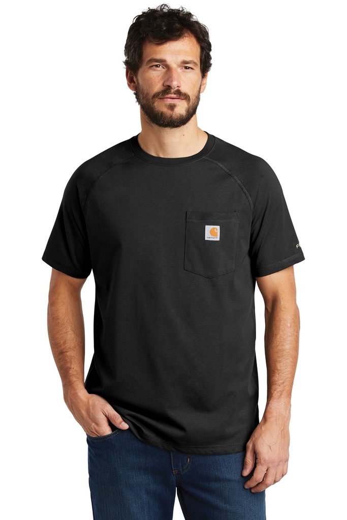 Screen print Carhartt Force ® Cotton Delmont Short Sleeve T-Shirt.  Archived