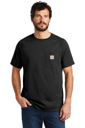 [CT100410] Screen print Carhartt Force ® Cotton Delmont Short Sleeve T-Shirt. 