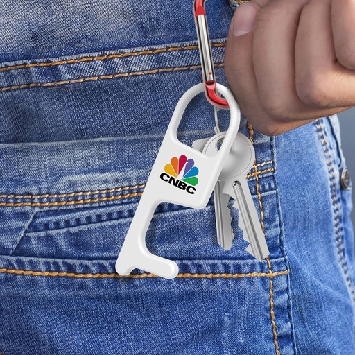 [CV9241] Full Color Safety Hands Free Acrylic Door Opener Tool. CV9241