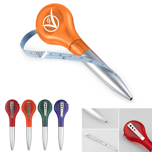 [MP2187] 2-In-1 Tape Measure Ballpoint Pen