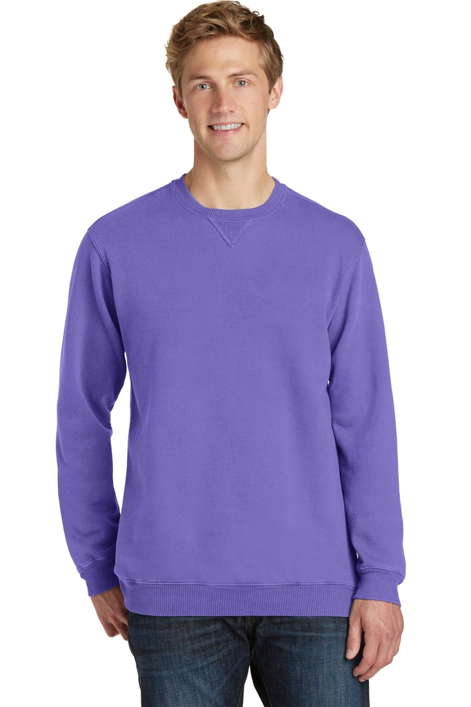 Screen print Port & Company® Beach Wash® Garment-Dyed Sweatshirt Archived