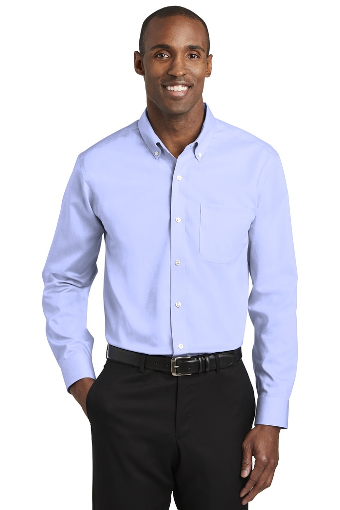 Embroidery Red House® Pinpoint Oxford Non-Iron Shirt. Archived