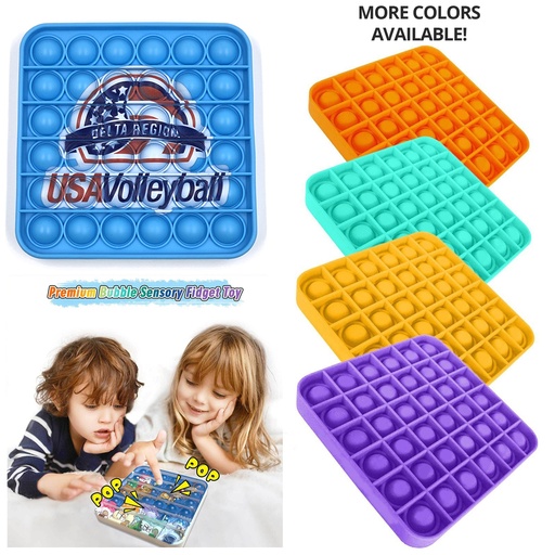 [ST6001] Pop It Fidget Toy - Square Full color