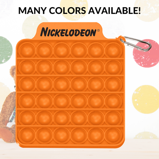 [ST6007] Pop It Fidget Toy - Square w/ Carabiner. ST6007