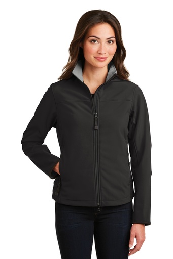 [L790] Screen Print Port Authority® Ladies Glacier® Soft Shell Jacket.
