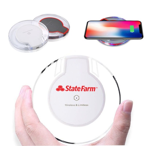 [WC8500] Round Qi Wireless Charging Pad