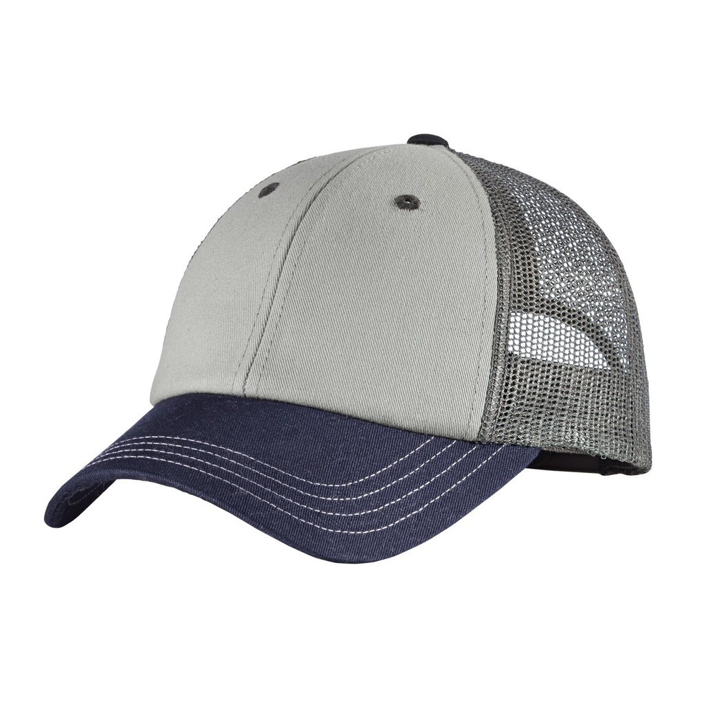 Embroidery District® Tri-Tone Mesh Back Cap  Archived