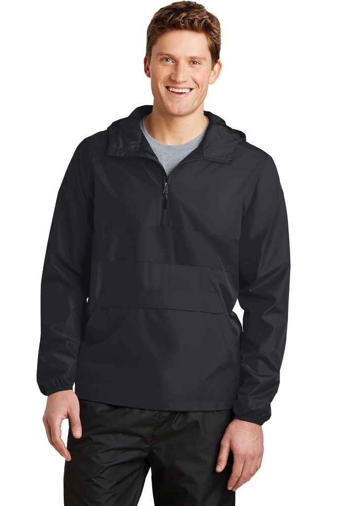 Embroidery Sport-Tek® Zipped Pocket Anorak.  Archived