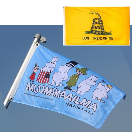 [CF6248] Full Color Custom Flag - 2' X 1'. CF6248