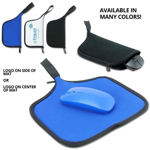 [MP4128] Travel Carrying Mouse Bag And Pad Combo