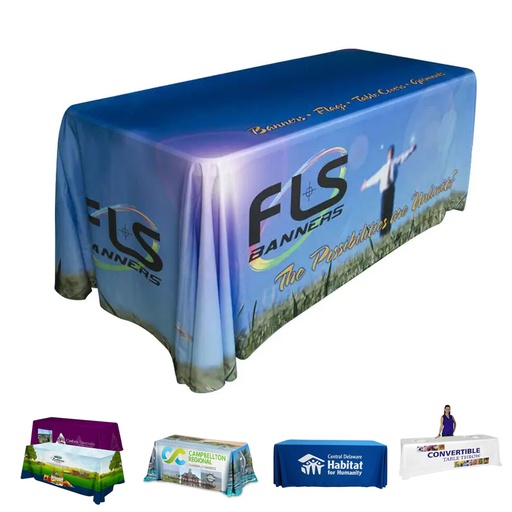 [TC8175] Color-It 4' Full Color Full Coverage Table Cover. TC8175