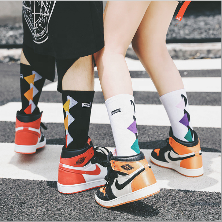 Low Minimum Order Cotton Knit In Custom Socks - Medium Crew